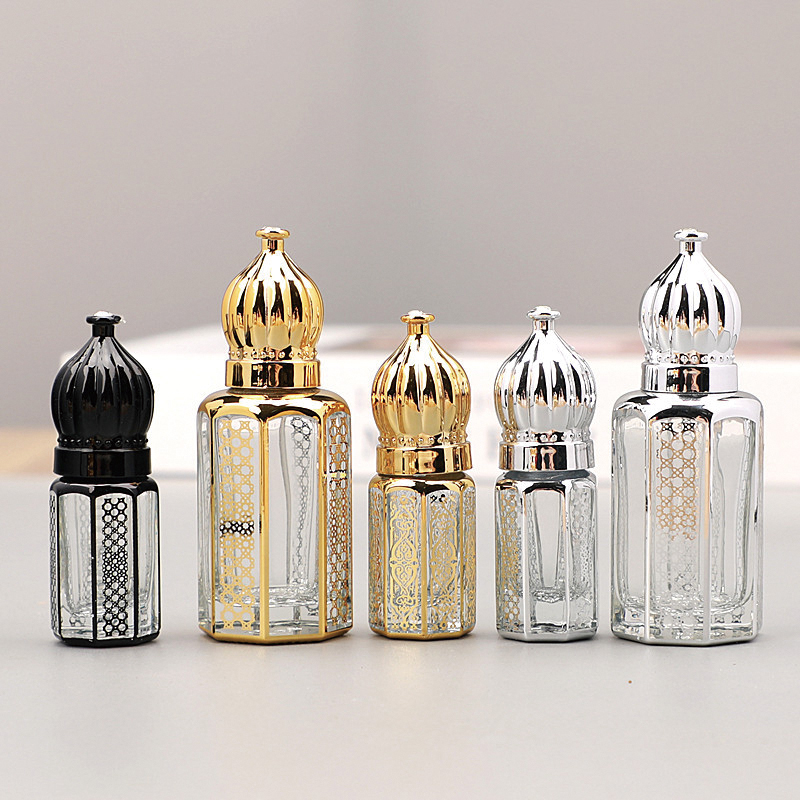 NO.NB-32 Goldensilivryplated ball bearing gold top OUD oil bottle